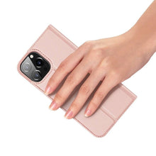 Заредете изображение във визуализатора на галерията – Калъф тип книга DUX DUCIS SKIN PRO за IPHONE 13 Pro розов
