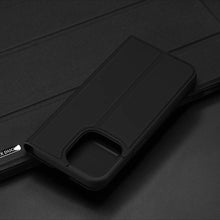 Заредете изображение във визуализатора на галерията – Калъф тип книга DUX DUCIS SKIN PRO за IPHONE 13 Pro Max черен
