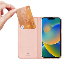 Заредете изображение във визуализатора на галерията – Калъф тип книга DUX DUCIS SKIN PRO за IPHONE 14 Plus розов
