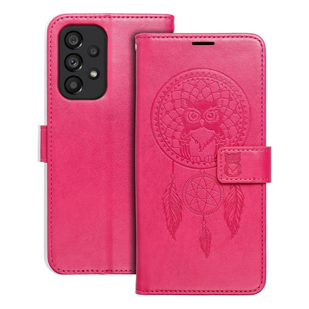 Калъф тип книга MEZZO за SAMSUNG A53 5G dreamcatcher магента