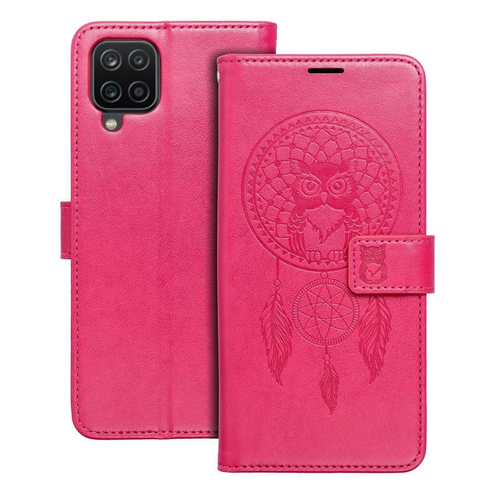 Калъф тип книга MEZZO за SAMSUNG A12 / M12 dreamcatcher магента