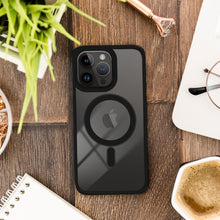 Заредете изображение във визуализатора на галерията – Гръб COLOR EDGE MAG COVER съвместим с MagSafe за IPHONE 11 Pro черен
