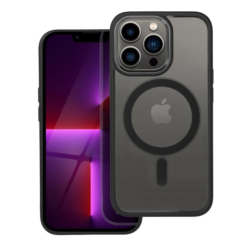 Гръб COLOR EDGE MAG COVER съвместим с MagSafe за IPHONE 13 Pro черен