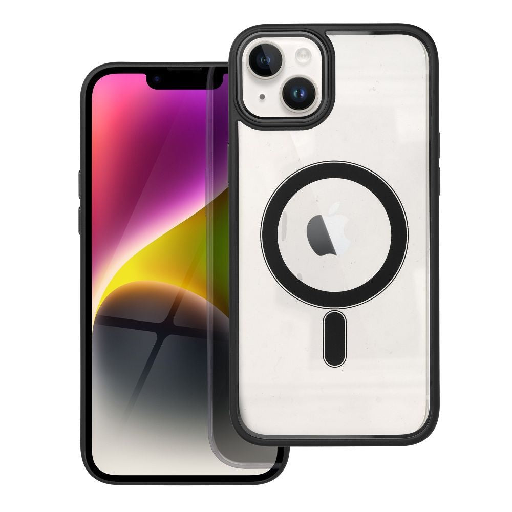 Гръб COLOR EDGE MAG COVER съвместим с MagSafe за IPHONE 14 Plus черен