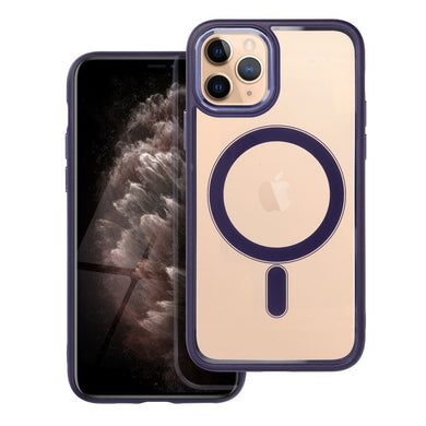 Гръб COLOR EDGE MAG COVER съвместим с MagSafe за IPHONE 11 Pro deep лилав