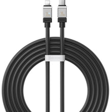 Заредете изображение във визуализатора на галерията – BASEUS кабел Type C към Lightning PD 20W Coolplay CAKW000102 2 м бял
