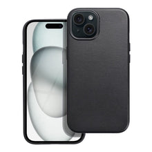 Заредете изображение във визуализатора на галерията – Гръб LEATHER MAG COVER за IPHONE 15 черен
