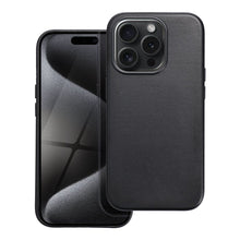 Заредете изображение във визуализатора на галерията – Гръб LEATHER MAG COVER за IPHONE 15 Pro черен
