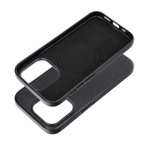 Заредете изображение във визуализатора на галерията – Гръб LEATHER MAG COVER за IPHONE 15 Pro черен
