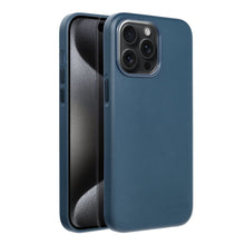 Заредете изображение във визуализатора на галерията – Гръб LEATHER MAG COVER за IPHONE 15 Pro Max indigo син
