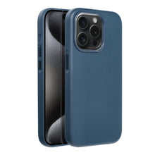 Заредете изображение във визуализатора на галерията – Гръб LEATHER MAG COVER за IPHONE 15 Pro indigo син
