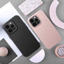Заредете изображение във визуализатора на галерията – Гръб LEATHER MAG COVER за IPHONE 15 sand розов
