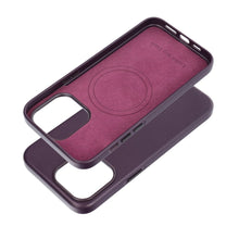 Заредете изображение във визуализатора на галерията – Гръб LEATHER MAG COVER за IPHONE 15 Pro Max dark виолетов
