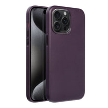 Заредете изображение във визуализатора на галерията – Гръб LEATHER MAG COVER за IPHONE 15 Pro Max dark виолетов
