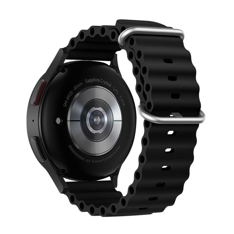 FORCELL F-DESIGN FS01 каишка за SAMSUNG Watch 20 mm черна