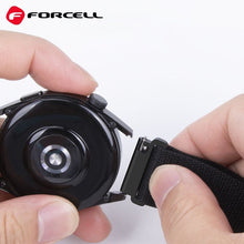 Заредете изображение във визуализатора на галерията – FORCELL F-DESIGN FS05 каишка за SAMSUNG Watch 20 мм черна
