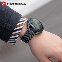 Заредете изображение във визуализатора на галерията – FORCELL F-DESIGN FS06 каишка за SAMSUNG Watch 20 mm черна
