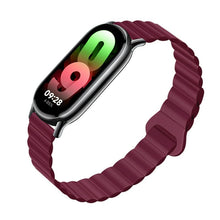 Заредете изображение във визуализатора на галерията – FORCELL F-DESIGN FX8 каишка за XIAOMI Mi Band 8 вино
