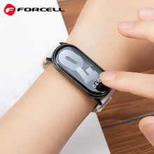 Заредете изображение във визуализатора на галерията – FORCELL F-DESIGN FX8 каишка за XIAOMI Mi Band 8 звезден светлина
