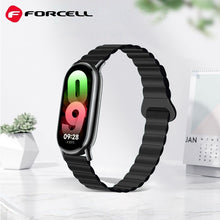 Заредете изображение във визуализатора на галерията – FORCELL F-DESIGN FX8 каишка за XIAOMI Mi Band 8 черна
