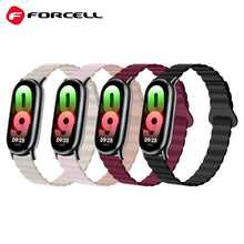 Заредете изображение във визуализатора на галерията – FORCELL F-DESIGN FX8 каишка за XIAOMI Mi Band 8 черна
