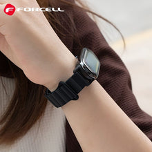 Заредете изображение във визуализатора на галерията – FORCELL F-DESIGN FX8 каишка за XIAOMI Mi Band 8 черна
