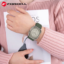 Заредете изображение във визуализатора на галерията – FORCELL F-DESIGN FA13 каишка за APPLE Watch 38 / 40 / 41 mm зелена
