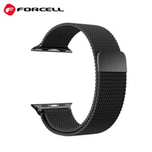 Заредете изображение във визуализатора на галерията – FORCELL F-DESIGN FA03 каишка за APPLE Watch 38 / 40 / 41 mm черна
