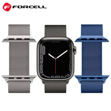 Заредете изображение във визуализатора на галерията – FORCELL F-DESIGN FA03 каишка за APPLE Watch 38 / 40 / 41 mm черна
