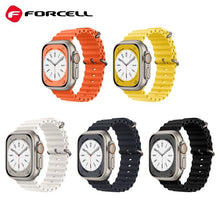 Заредете изображение във визуализатора на галерията – FORCELL F-DESIGN FA12 каишка за APPLE Watch 38 / 40 / 41 mm оранжева
