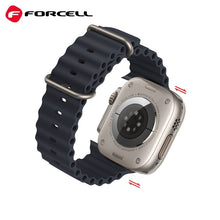 Заредете изображение във визуализатора на галерията – FORCELL F-DESIGN FA12 каишка за APPLE Watch 38 / 40 / 41 mm синя
