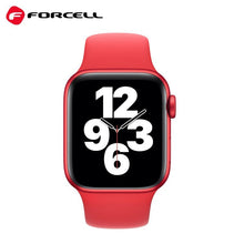 Заредете изображение във визуализатора на галерията – FORCELL F-DESIGN FA01 каишка за APPLE Watch 38 / 40 / 41 mm червена
