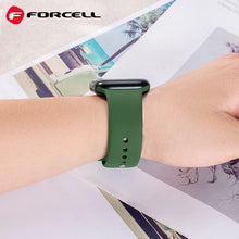 Заредете изображение във визуализатора на галерията – FORCELL F-DESIGN FA01 каишка за APPLE Watch 38 / 40 / 41 mm зелена
