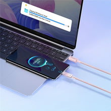 Заредете изображение във визуализатора на галерията – BASEUS кабел Type C към Type C PD 6A 100W Explorer P10319703411-00 / CB000043 1 м розов
