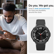 Заредете изображение във визуализатора на галерията – SPIGEN LIQUID AIR калъф за SAMSUNG Galaxy Watch 6 Classic (43 mm) matte черен
