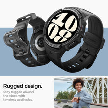 Заредете изображение във визуализатора на галерията – SPIGEN RUGGED ARMOR калъф за ”PRO” for SAMSUNG Galaxy Watch 6 (40 mm) matte черен
