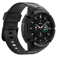 Заредете изображение във визуализатора на галерията – SPIGEN RUGGED ARMOR калъф за ”PRO” for SAMSUNG Galaxy Watch 6 Classic (43 mm) matte черен
