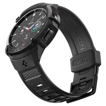 Заредете изображение във визуализатора на галерията – SPIGEN RUGGED ARMOR калъф за ”PRO” for SAMSUNG Galaxy Watch 6 Classic (43 mm) matte черен
