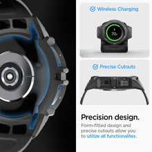 Заредете изображение във визуализатора на галерията – SPIGEN RUGGED ARMOR калъф за ”PRO” for SAMSUNG Galaxy Watch 6 Classic (43 mm) matte черен
