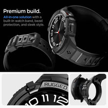 Заредете изображение във визуализатора на галерията – SPIGEN RUGGED ARMOR калъф за ”PRO” for SAMSUNG Galaxy Watch 6 Classic (43 mm) matte черен
