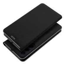 Заредете изображение във визуализатора на галерията – Калъф тип книга LUNA Carbon XIAOMI Redmi 12 4G / 12 5G черен
