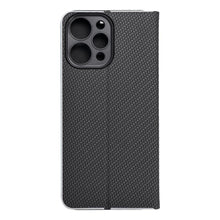 Заредете изображение във визуализатора на галерията – Калъф тип книга LUNA Carbon XIAOMI Redmi 12 4G / 12 5G черен
