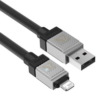 Заредете изображение във визуализатора на галерията – BASEUS кабел USB A към Lightning 2,4A Coolplay CAKW000501 2 м черен
