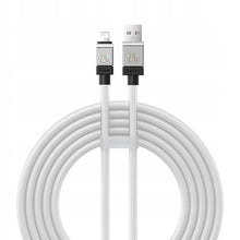Заредете изображение във визуализатора на галерията – BASEUS кабел USB A към Lightning 2,4A Coolplay CAKW000503 2 м син
