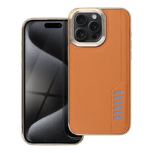 Заредете изображение във визуализатора на галерията – Гръб MILANO за IPHONE 15 Pro Max кафяв
