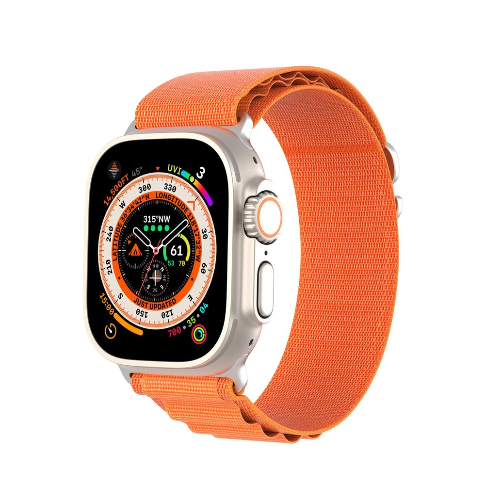 DUX DUCIS каишка GS найлонова за Apple Watch 42 / 44 / 45 / 49 мм оранжев