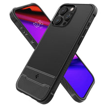 Заредете изображение във визуализатора на галерията – SPIGEN RUGGED ARMOR калъф за MAG compatible with MagSafe for IPHONE 15 Pro Max matte черен
