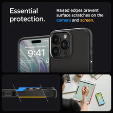 Заредете изображение във визуализатора на галерията – SPIGEN ULTRA HYBRID калъф за IPHONE 15 Pro Max matte черен
