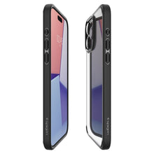 Заредете изображение във визуализатора на галерията – SPIGEN ULTRA HYBRID калъф за IPHONE 15 Pro Max matte черен
