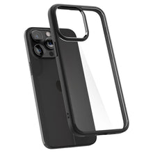 Заредете изображение във визуализатора на галерията – SPIGEN ULTRA HYBRID калъф за IPHONE 15 Pro Max matte черен
